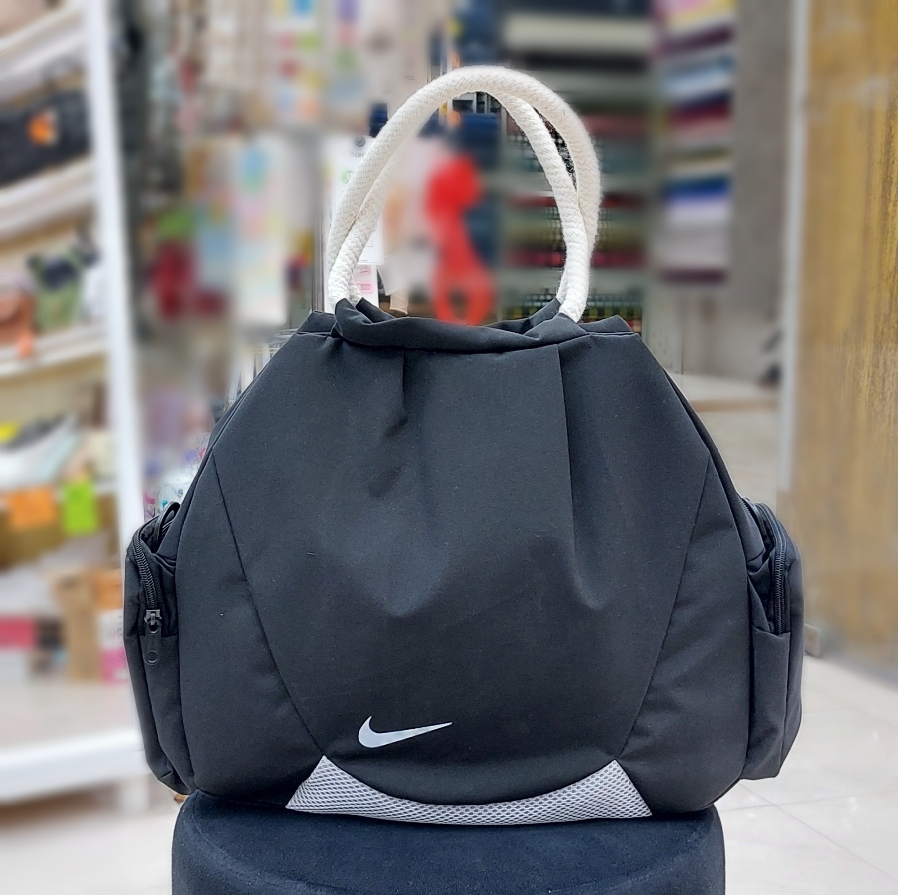 ساک باشگاهی ورزشی استخری دسته طنابی طرح NIKE - Image 2