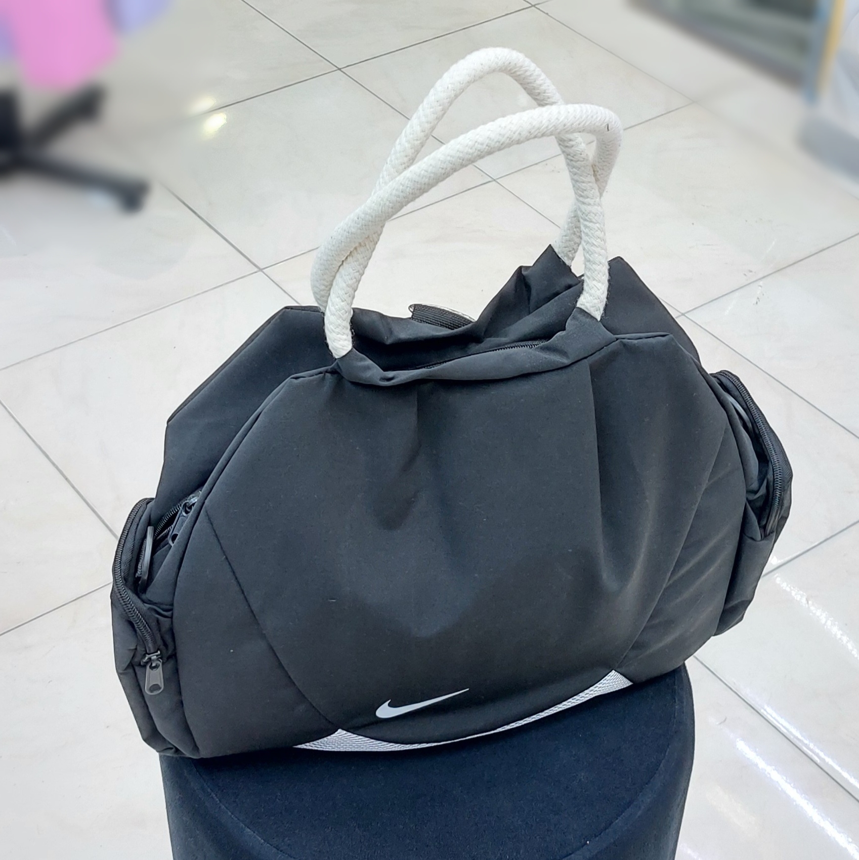 ساک باشگاهی ورزشی استخری دسته طنابی طرح NIKE - Image 3