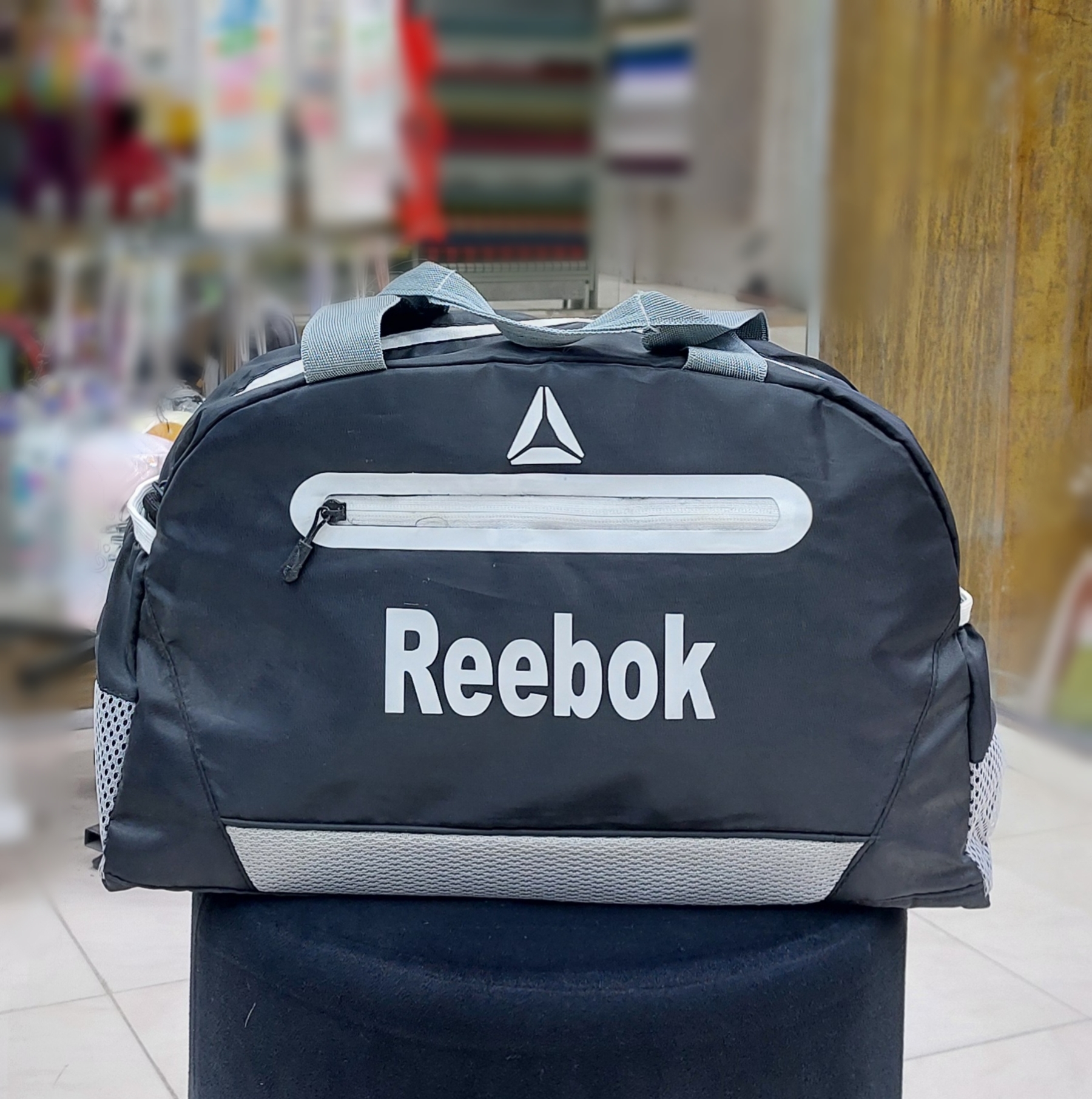 ساک باشگاهی ورزشی استخری زیپ جلو افقی طرح Reebok