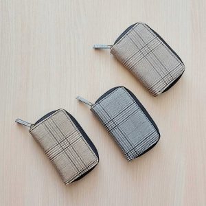 جاکارتی زیپی تفکیک دار طرحدار چهارخونه