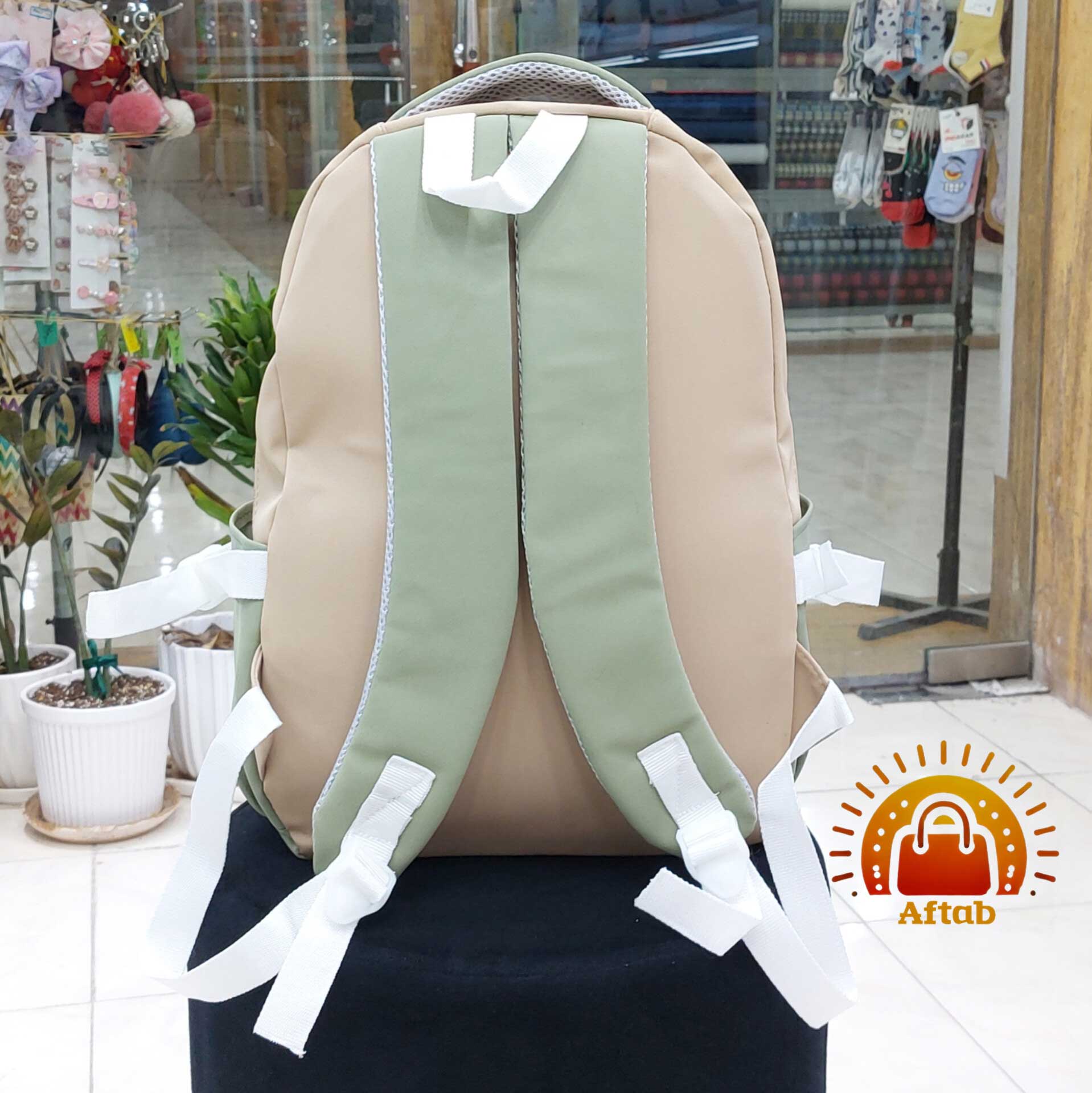 کوله پشتی مدرسه اسپورت دخترانه پسرانه آویز خرسی وارداتی - Image 5