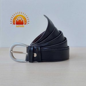 Alternative view of کمربند زنانه دخترانه دور دوخت سگک کلاسیک عرض 2/5cm