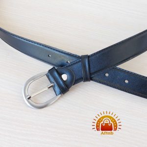 کمربند زنانه دخترانه دور دوخت سگک کلاسیک عرض 2/5cm