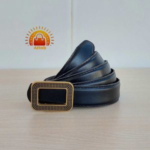 Alternative view of کمربند زنانه دخترانه دور دوخت سگک مستطیل عرض 2/5cm