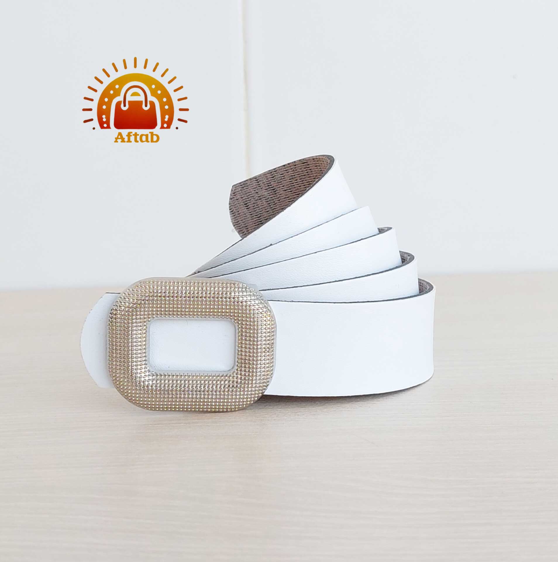 کمربند زنانه دخترانه سگک مستطیل عرض 3cm - Image 2