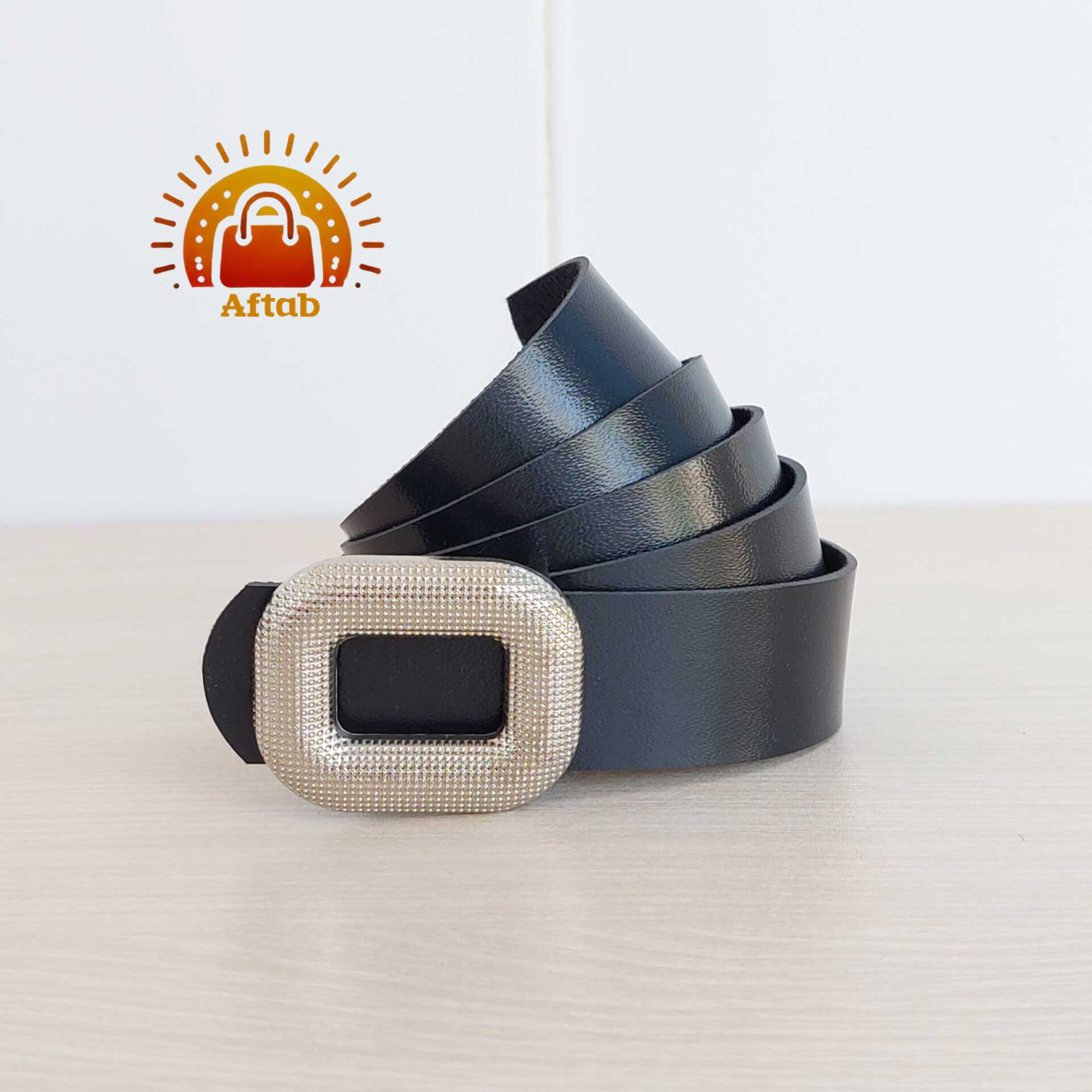 کمربند زنانه دخترانه سگک مستطیل عرض 3cm - Image 3