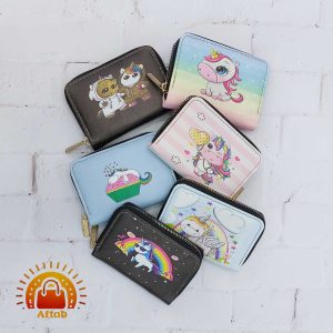 جاکارتی زیپی تفکیک دار طرح یونیکورن Unicorn