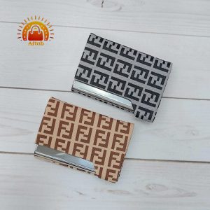 جاکارتی فلزی ( مگنتی ) روکش چرمی طرح Fendi