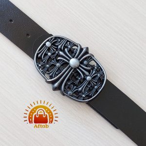 Alternative view of کمربند زنانه دخترانه کروم هارتز صلیبی عرض 3/5cm