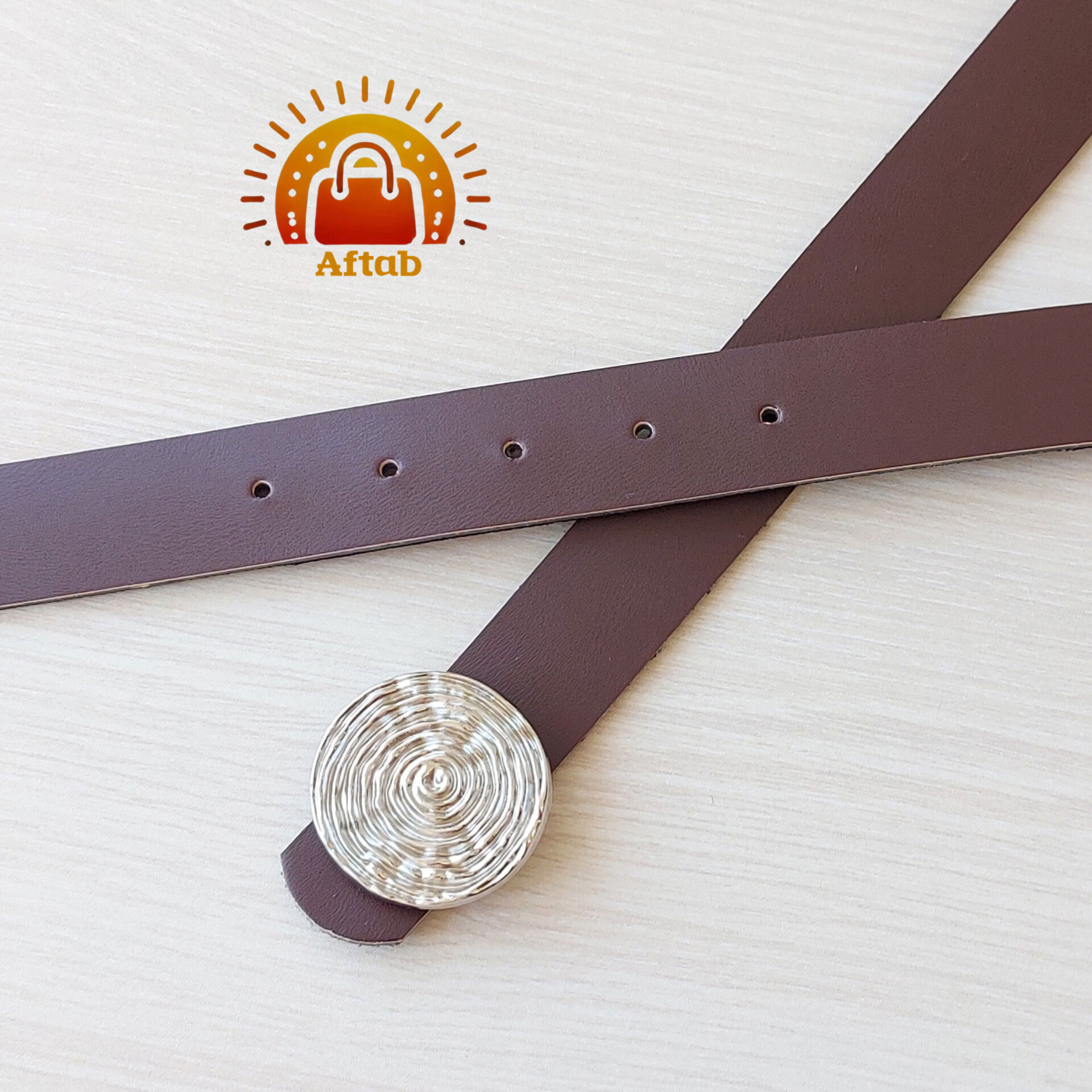 کمربند زنانه دخترانه سگک گرد عرض 3cm - Image 5