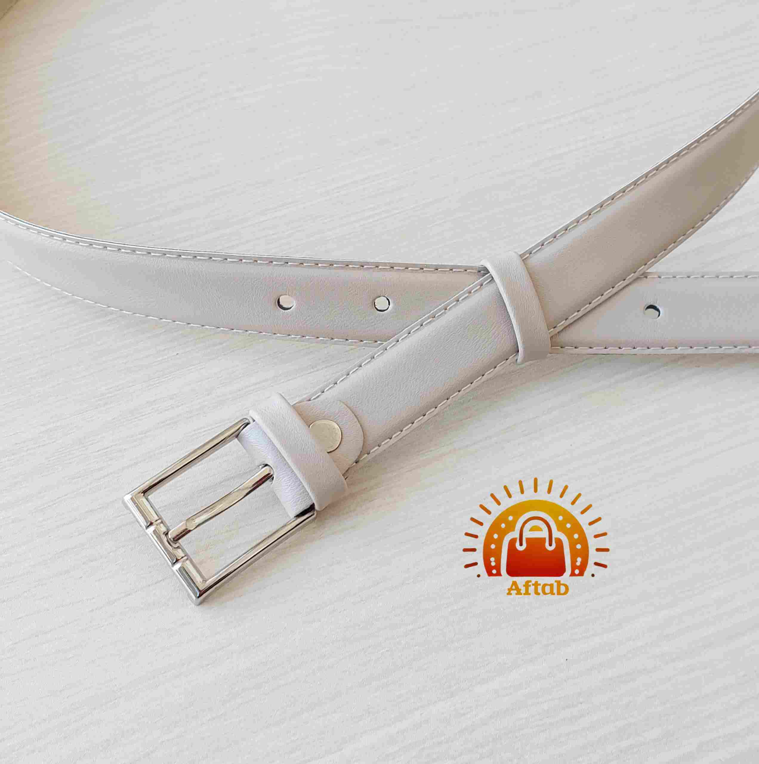 کمربند زنانه دخترانه دور دوخت سگک کلاسیک عرض 2/5cm - Image 10