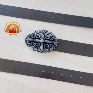 کمربند زنانه دخترانه کروم هارتز بیضی عرض 3/5cm
