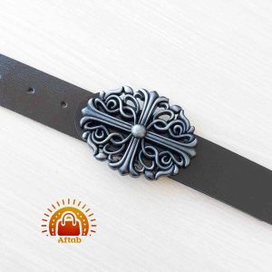 Alternative view of کمربند زنانه دخترانه کروم هارتز بیضی عرض 3/5cm