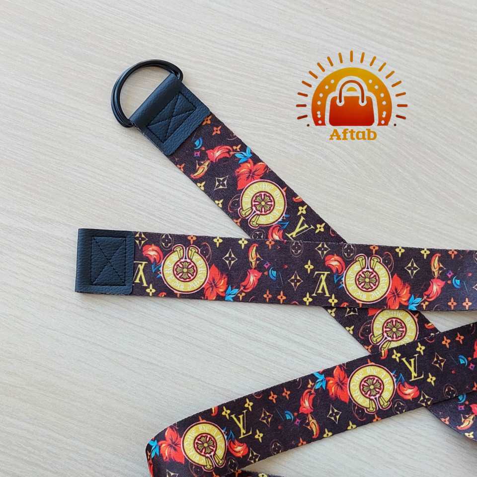 کمربند بَگی اسپورت طرح اِل وی LV عرض 4cm - Image 3