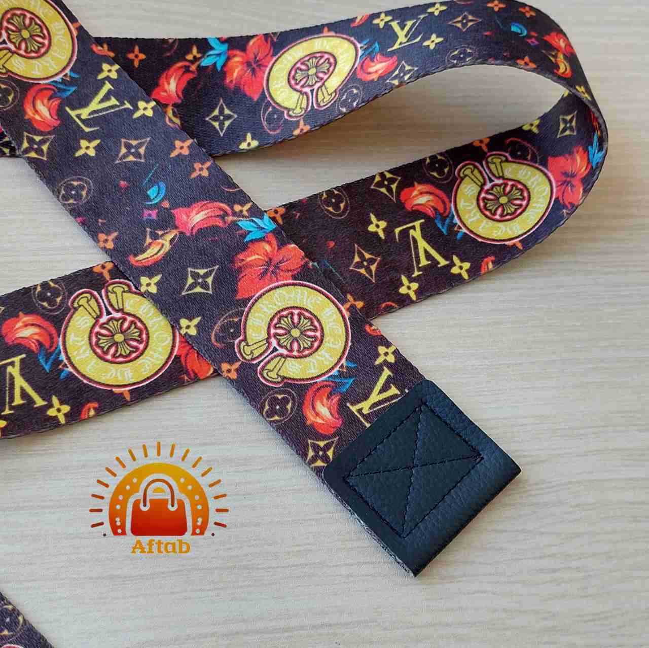 کمربند بَگی اسپورت طرح اِل وی LV عرض 4cm - Image 5