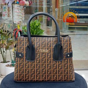 کیف دوشی زنانه دخترانه دسته کوتاه طرح Fendi
