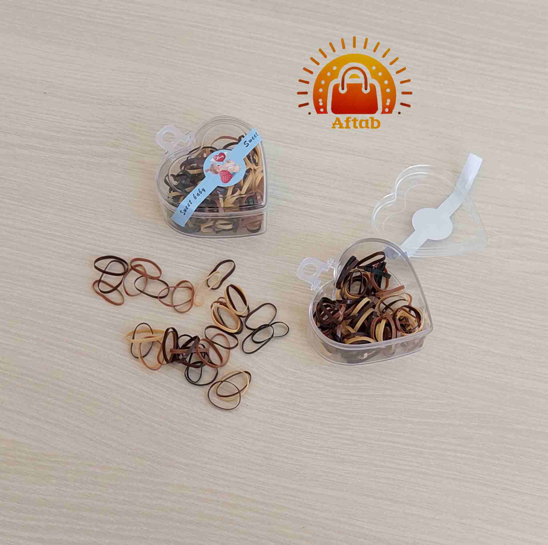 کش چهل گیس دخترانه طرح قلب (تکی) - Image 2