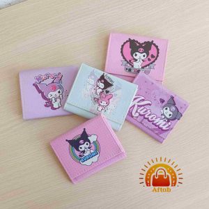 کیف پول دخترانه فانتزی تاشو کرومی Kuromi