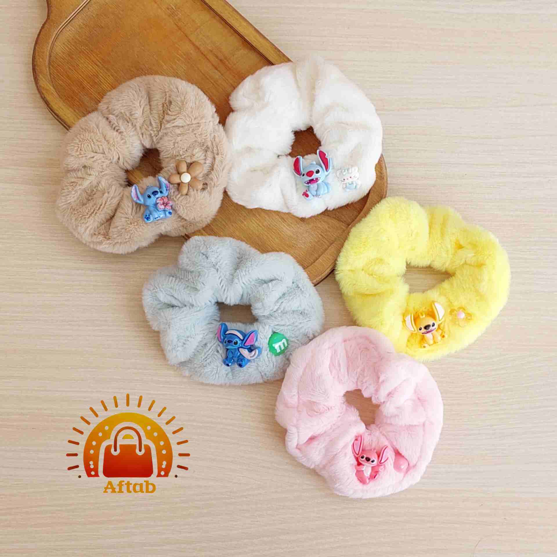 اسکرانچی دخترانه طرح استیچ Stich (تکی)