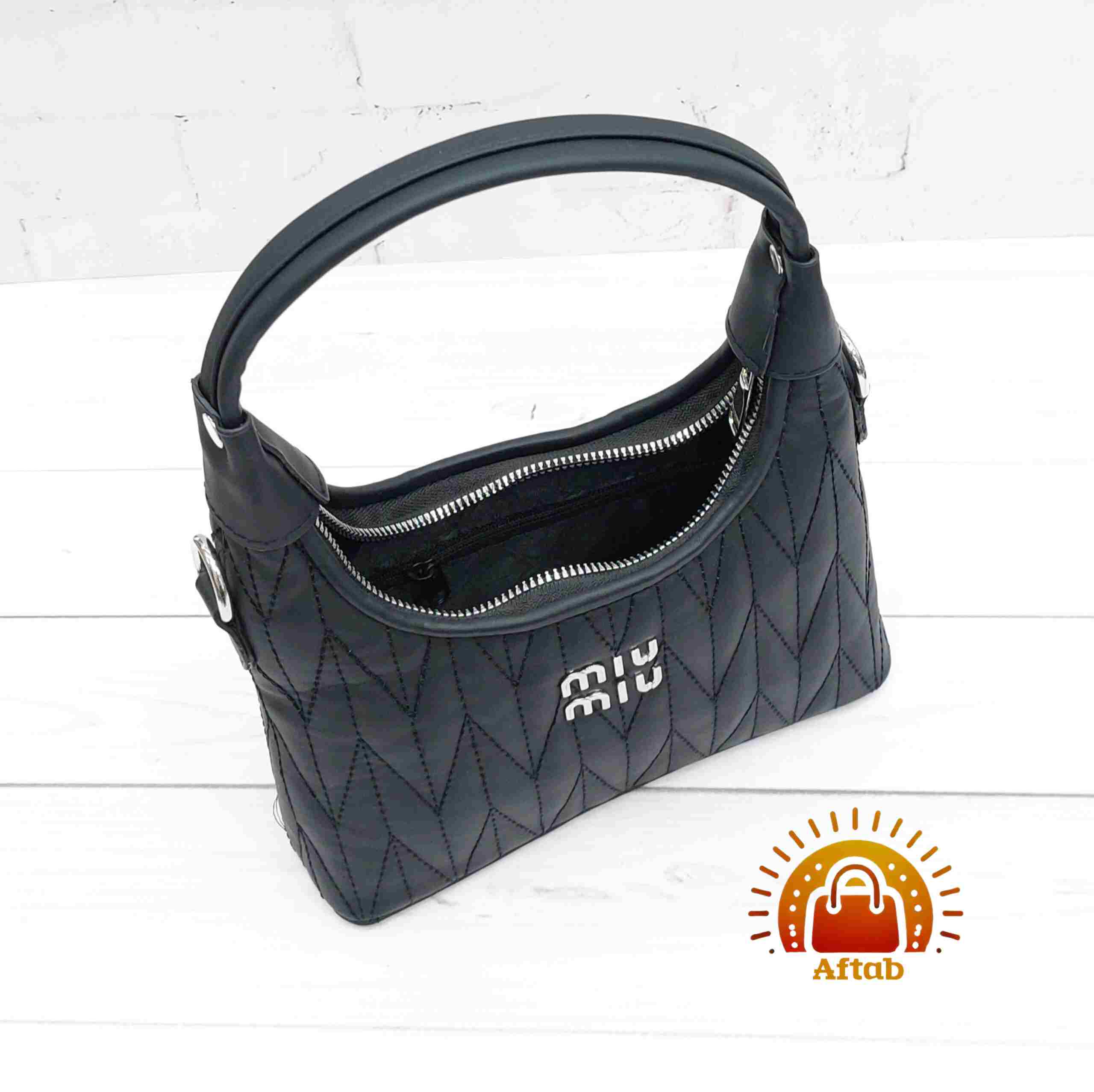 کیف دوشی زنانه دخترانه تک دسته MiuMiu - Image 4