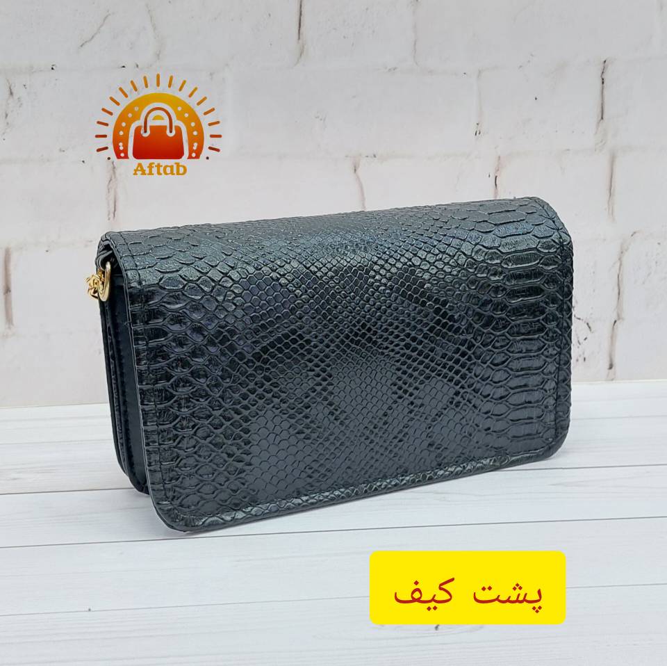 کیف دوشی زنانه دخترانه Chanel جلو زنجیر پوستماری - Image 8