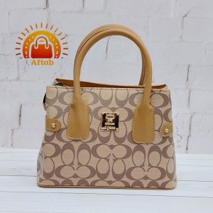 کیف دوشی زنانه دخترانه دسته کوتاه طرح Coach