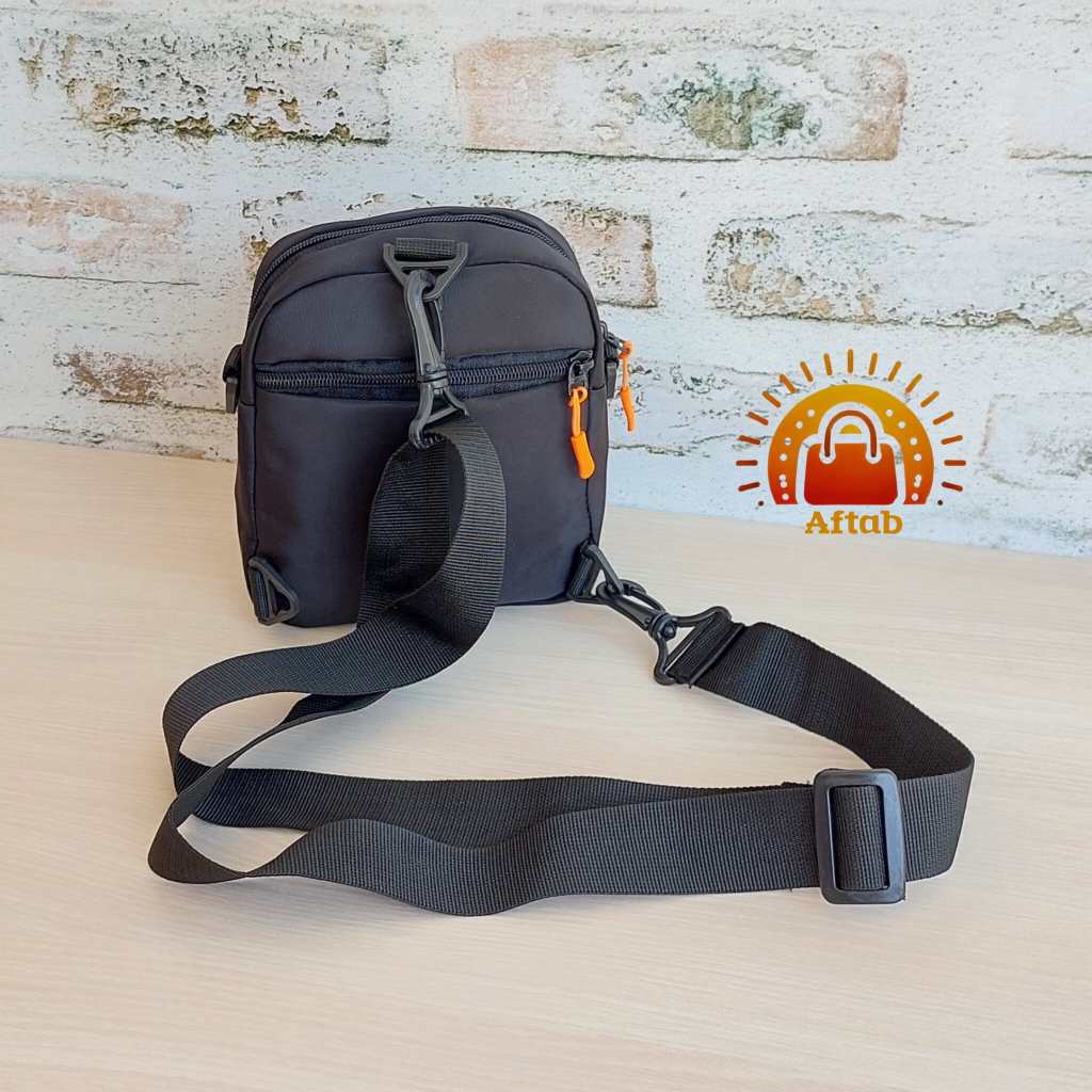 کیف دوشی دو کاره برزنتی مردانه اسپورت طرح MI سایز 1 - Image 8